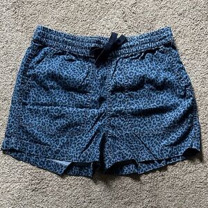 JCrew Blue Leopard Print Women's Shorts